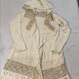 Miss Me Pieced Cardigan Sweater